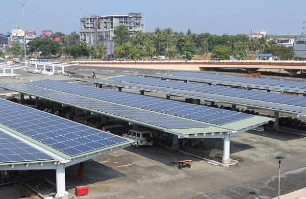 Solpanelsparkering Cochin