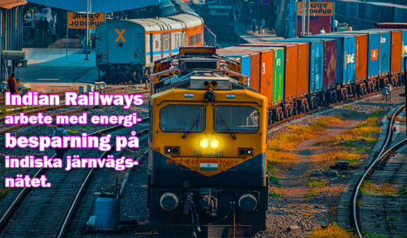 Åtgärder som vidtas av indiska järnvägen för energibesparing