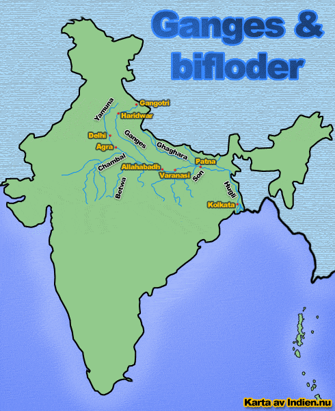Ganges och dess bifloder