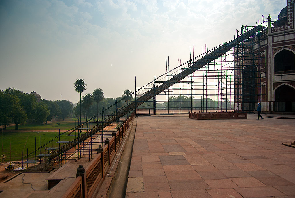 Restaurering av Humayuns grav