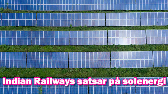 Indian Railways planerar för solenergiprojekt på oanvänd järnvägsmark
