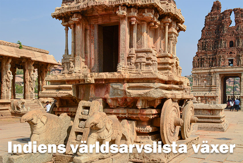 Tempel i Hampi. Bild: Nagesh Ramarao från Pixabay