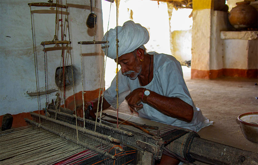 Äldre mästare i Indisk by