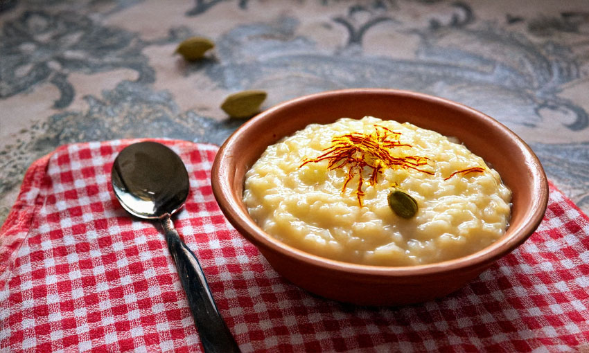 Ris a la malta med indiska julsmaker