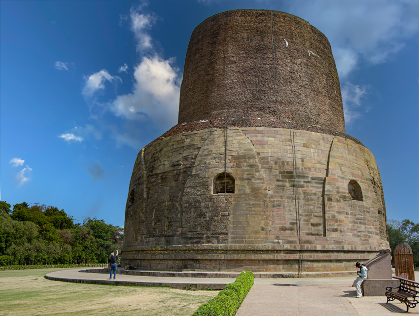 Den stora stupan i Sarnath