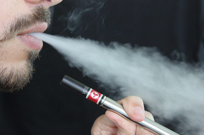 E-cigaretter och vaping är helt förbjudet