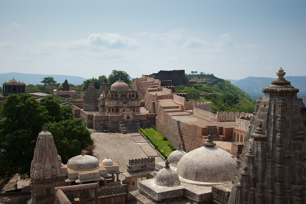 Utsikt från Kumbhalgarh fort
