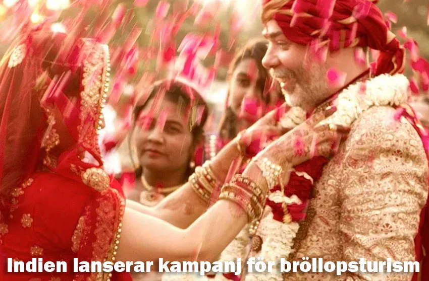 Indien lanserar kampanj för bröllopsturism