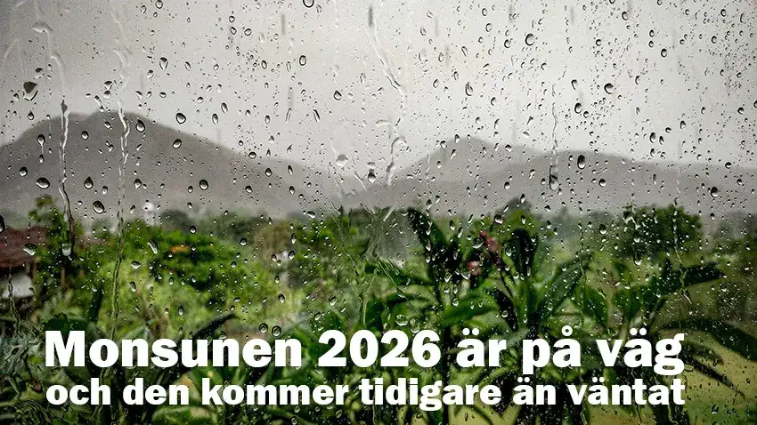 Monsunen har nått Indien