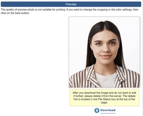 Bilden för ditt visum till Indien är klar att laddas ner!