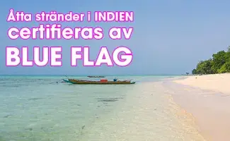 Åtta stränder i Indien får Blå flagg-certifikat