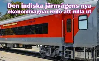 Järnvägen i Indien lanserar luftkonditionerade vagnar i ekonomiklass