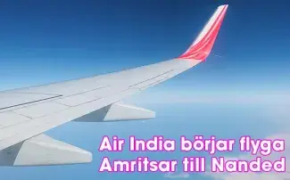 Air India börjar flyga mellan Amritsar och Nanded