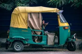 Autorikshaw i Indien