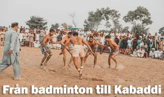 Kabaddi & Badminton 