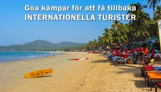 Kraftig minskning av Goas internationella turister