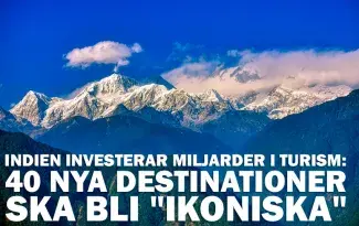 Indien investerar miljarder i turism – 40 nya destinationer ska bli "ikoniska"