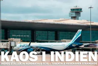 Kaos i Indien: IndiGo ställer in hundratals flyg – tusentals resenärer strandade