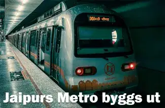 Jaipurs Metro byggs ut med fas 2