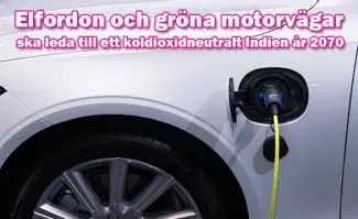 Indiens minister för turism och vägtransporter jobbar för koldioxidneutralt Indi