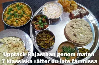 Upptäck Rajasthan genom maten – klassiska rätter du inte får missa