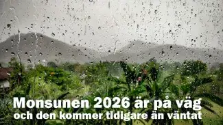 Monsunen i Indien 2026. Bild: Henric Carlsson / Indien.nu
