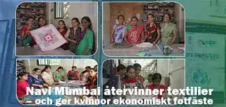 Navi Mumbai återvinner textilier – och ger kvinnor ekonomiskt fotfäste