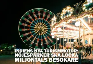 Indiens nya turismmotor: Nöjesparker ska locka miljontals besökare