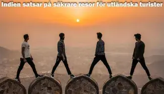 Indien satsar på säkrare resor för utländska turister