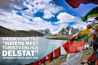 Sikkim utses till ”Indiens mest turistvänliga delstat” vid Bengal Travel Mart 2026