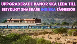 Snabbare tågresor i Indien