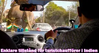 Lättare att få tillstånd för turistchaufförer i Indien