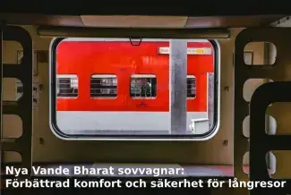 Nya Vande Bharat sovvagnar: Komfort och säkerhet