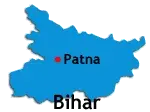 Patnas placering i Bihar