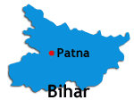 Patnas placering i Bihar