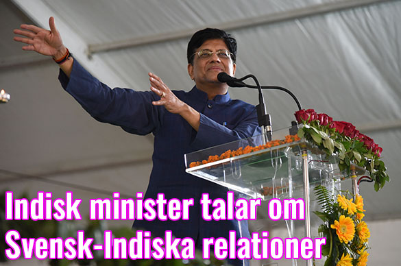 Indiens handels- och industriminister om svensk-indiskt samarbete