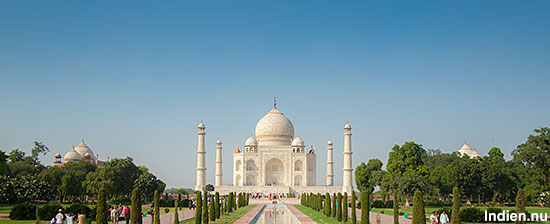 Ballongflygning med utsikt över Taj Mahal